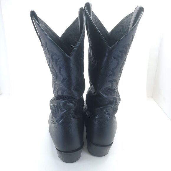 Ariat Heritage Western R-Toe Boots Mens Black Deertan Leather Cowboy Size 11EE main image 7
